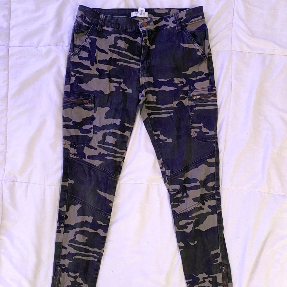 Forever 21 Camo Jeans